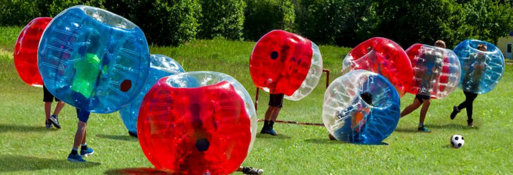 Fútbol burbuja para celebraciones